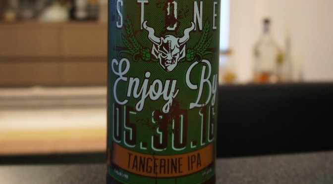 Stone Enjoy By 05.30.16 Tangerine IPA