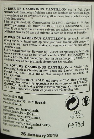 cantillon rosé de gambrinus 3