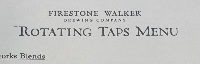 Firestone Walker Lil’ Opal