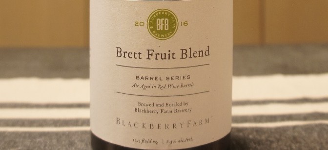 Blackberry Farm Barrel Series Brett Fruit Blend 2016