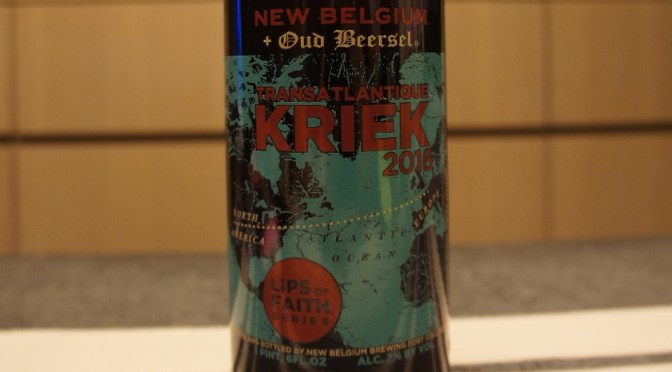 New Belgium x Oud Beersel Transatlantique Kriek 2016
