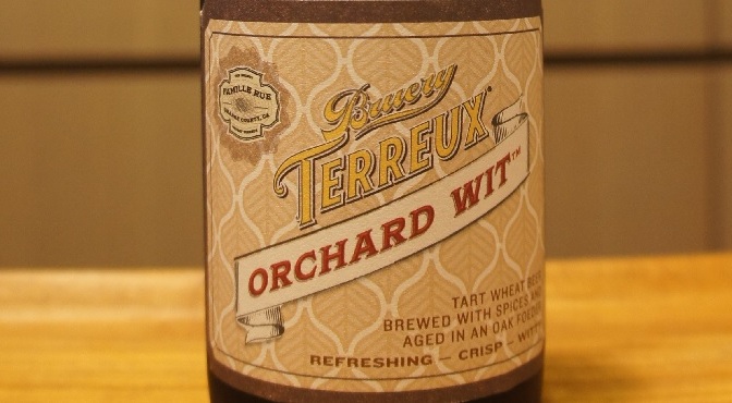 Bruery Terreux Orchard Wit