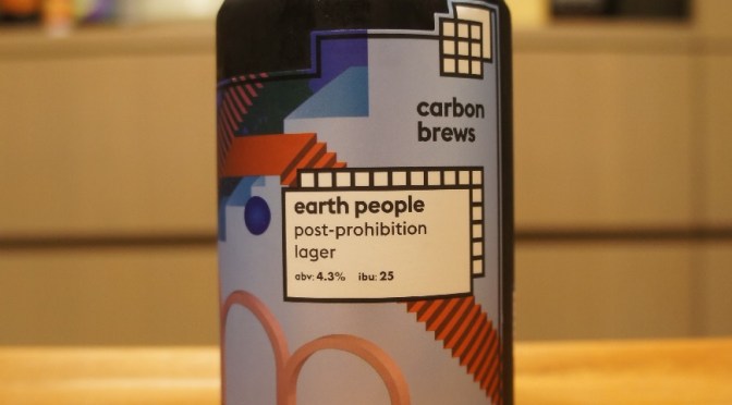 Carbon Brews Earth People Post-Prohibition Lager