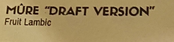 Tilquin Mûre – Draft Version