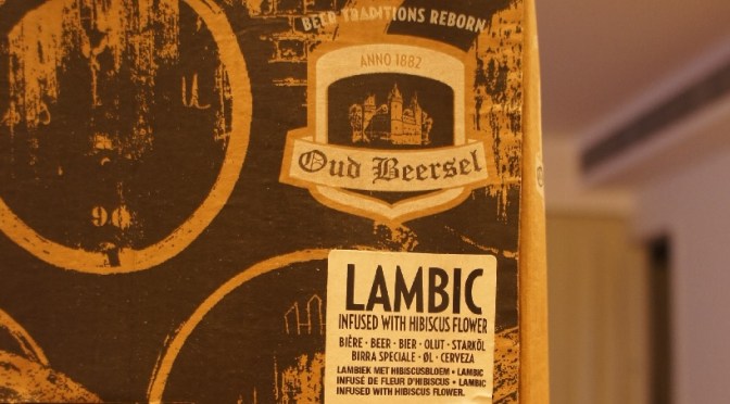 Oud Beersel Lambic Infused with Hibiscus Flower