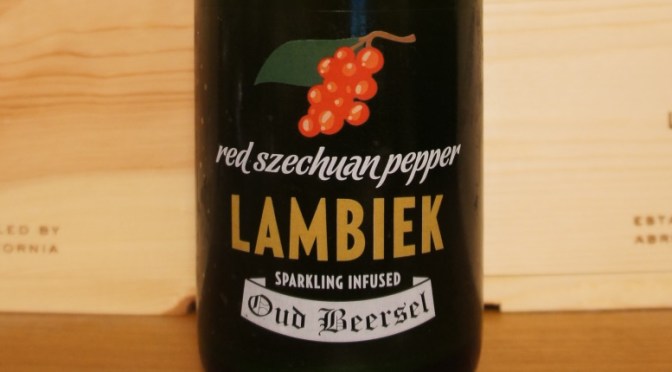 Oud Beersel Sparkling Infused Red Szechuan Pepper Lambiek